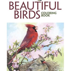 adult coloring beautiful birds coloring book (adult coloring books: animals)